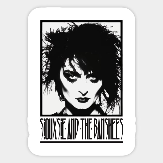 Strange Gaze - Sioux and the Banshees Sticker by Bat City